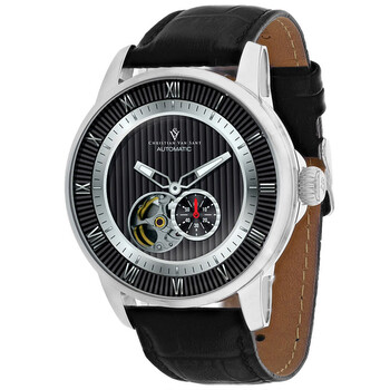 Đồng hồ Christian Van Sant Viscay Automatic (máy cơ) Mặt Số Đen CV0551 Nam Chính hãng Sale giá Rẻ tại XaXi World