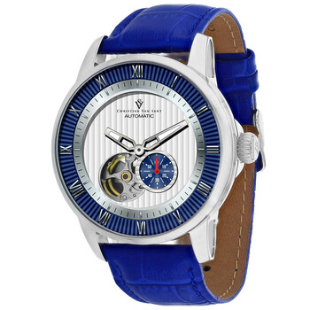 Đồng hồ Christian Van Sant Viscay Automatic (máy cơ) Mặt Trắng CV0552 Nam Chính hãng Sale giá Rẻ tại XaXi World