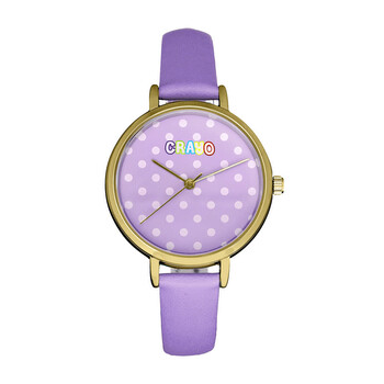 Đồng hồ Crayo Dot Quartz (máy pin) Purple Dial CRACR5904 Unisex Chính hãng Sale giá Rẻ tại XaXi World