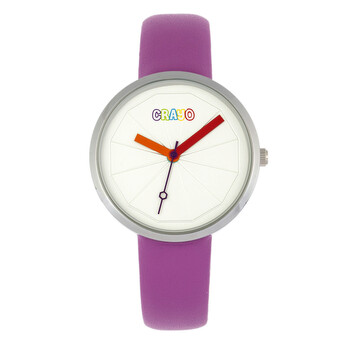 Đồng hồ Crayo Metric Quartz (máy pin) Mặt Trắng CRACR5803 Unisex Chính hãng Sale giá Rẻ tại XaXi World