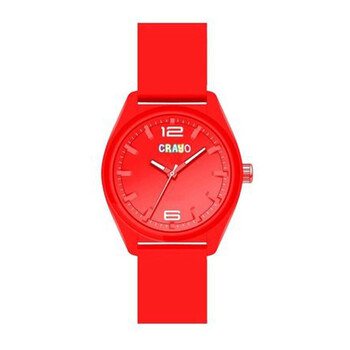 Đồng hồ Crayo Dynamic Mặt Đỏ CR4803 Unisex Chính hãng Sale giá Rẻ tại XaXi World