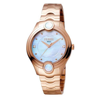 Đồng hồ Ferre Milano Mặt Khảm Xà Cừ Trắng FM1L083M0051 Nữ Chính hãng Sale giá Rẻ tại XaXi World