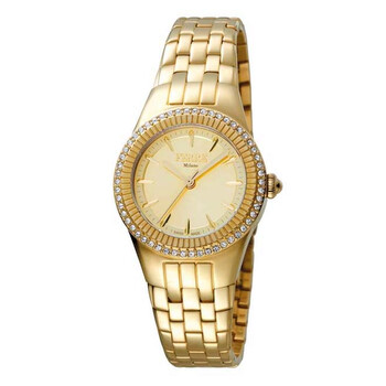Đồng hồ Ferre Milano Mặt Vàng Gold FM1L089M0061 Nữ Chính hãng Sale giá Rẻ tại XaXi World