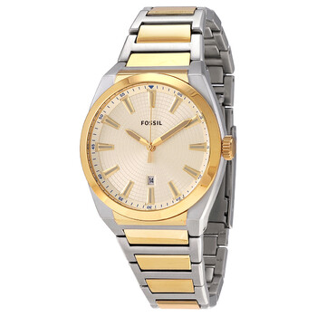 Đồng hồ Fossil Everett Quartz (máy pin) Cream Dial FS5823 Nam Chính hãng Sale giá Rẻ tại XaXi World