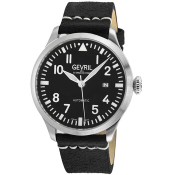 Đồng hồ Gevril Vaughn Automatic (máy cơ) Mặt Số Đen 43502 Nam Chính hãng Sale giá Rẻ tại XaXi World