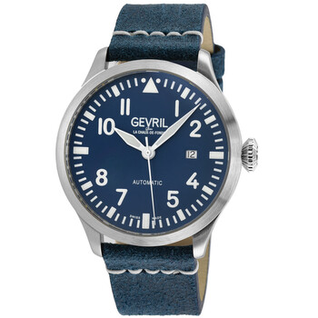 Đồng hồ Gevril Vaughn Automatic (máy cơ) Mặt Xanh 43503 Nam Chính hãng Sale giá Rẻ tại XaXi World