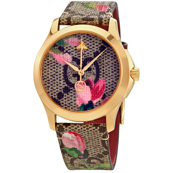 Đồng hồ Gucci G-Timeless Pink Blooms Print Dial YA1264038 Nữ Chính hãng Sale giá Rẻ tại XaXi World