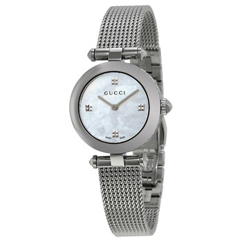 Đồng hồ Gucci Diamantissima Mặt Khảm Xà Cừ YA141504 Nữ Chính hãng Sale giá Rẻ tại XaXi World