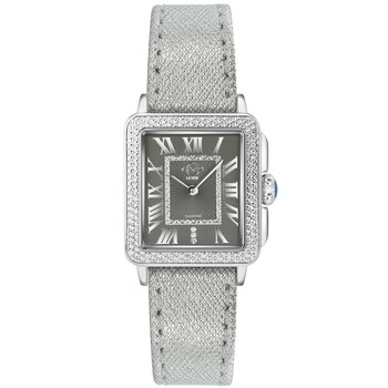 Đồng hồ Gv2 By Gevril Padova Quartz (máy pin) Diamond Mặt Xám 12301 Nữ Chính hãng Sale giá Rẻ tại XaXi World