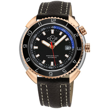 Đồng hồ Gv2 By Gevril Squalo Automatic (máy cơ) Mặt Số Đen 42404.L2 Nam Chính hãng Sale giá Rẻ tại XaXi World