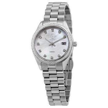 Đồng hồ Gv2 By Gevril Turin Diamond Mặt Khảm Xà Cừ 12425B Nữ Chính hãng Sale giá Rẻ tại XaXi World