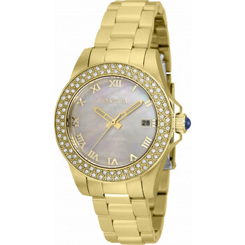 Đồng hồ Invicta Angel Quartz (máy pin) Crystal Mặt Trắng 36073 Nữ Chính hãng Sale giá Rẻ tại XaXi World