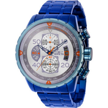 Đồng hồ Invicta Aviator Chronograph Quartz (máy pin) Mặt Màu Bạc 40707 Nam Chính hãng Sale giá Rẻ tại XaXi World