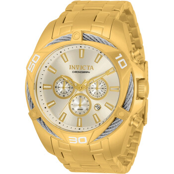 Đồng hồ Invicta Bolt Chronograph Quartz (máy pin) Mặt Màu Bạc 34121 Nam Chính hãng Sale giá Rẻ tại XaXi World