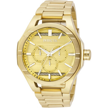 Đồng hồ Invicta Bolt Quartz (máy pin) Mặt Vàng Gold Yellow Gold-tone 31829 Nam Chính hãng Sale giá Rẻ tại XaXi World