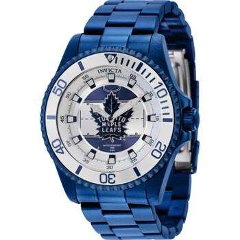 Đồng hồ Invicta NHL Toronto Maple Leafs Quartz (máy pin) Mặt Màu Bạc 42246 Nam Chính hãng Sale giá Rẻ tại XaXi World