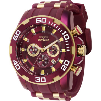 Đồng hồ Invicta Pro Diver SCUBA Chronograph GMT Quartz (máy pin) Mặt Đỏ 40716 Nam Chính hãng Sale giá Rẻ tại XaXi World