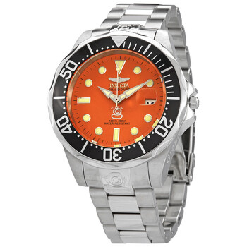 Đồng hồ Invicta Pro Diver Automatic (máy cơ) Orange Dial 4186 Nam Chính hãng Sale giá Rẻ tại XaXi World