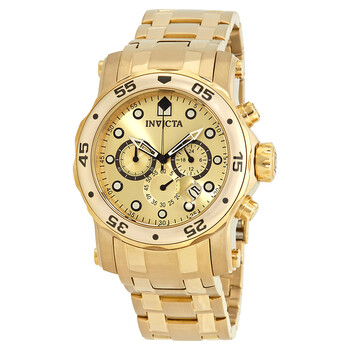 Đồng hồ Invicta Pro Diver Chronograph Mặt Vàng Gold 23652 Nam Chính hãng Sale giá Rẻ tại XaXi World