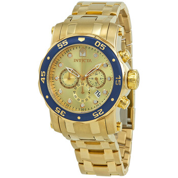 Đồng hồ Invicta Pro Diver Chronograph Mặt Vàng Gold 23669 Nam Chính hãng Sale giá Rẻ tại XaXi World
