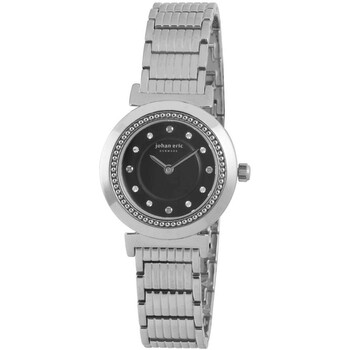 Đồng hồ Johan Eric Djursland Round Silver-tone Steel Mặt Số Đen Swarovski Crystal JE1200-04-007B Unisex Chính hãng Sale giá Rẻ tại XaXi World