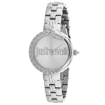 Đồng hồ Just Cavalli Animalier Quartz (máy pin) Mặt Màu Bạc JC1L097M0065 Nữ Chính hãng Sale giá Rẻ tại XaXi World