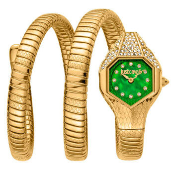 Đồng hồ Just Cavalli Snake Mặt Xanh Lá JC1L193M0035 Nữ Chính hãng Sale giá Rẻ tại XaXi World