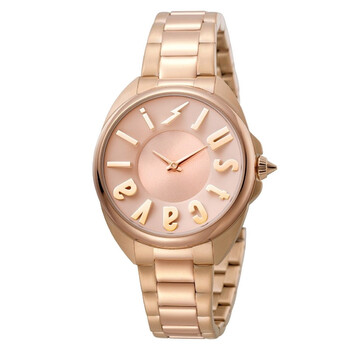 Đồng hồ Just Cavalli Logo Mặt Vàng Hồng JC1L008M0095 Nữ Chính hãng Sale giá Rẻ tại XaXi World