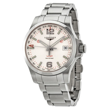 Đồng hồ Longines Conquest V.H.P. Quartz (máy pin) Mặt Màu Bạc L37184766 Nam Chính hãng Sale giá Rẻ tại XaXi World