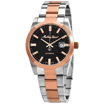 Đồng hồ Mathey-Tissot Mathy I Automatic (máy cơ) Mặt Số Đen H1450ATRN Nam Chính hãng Sale giá Rẻ tại XaXi World