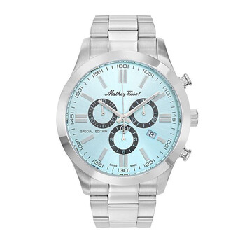 Đồng hồ Mathey-Tissot Mathy I Jumbo Chrono Chronograph Quartz (máy pin) Mặt Xanh H455CHSK Nam Chính hãng Sale giá Rẻ tại XaXi World