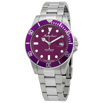 Đồng hồ Mathey-Tissot Mathy Vintage Quartz (máy pin) 42 mm LE Purple Dial H908AVL Nam Chính hãng Sale giá Rẻ tại XaXi World