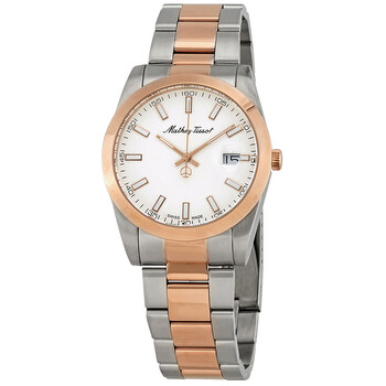 Đồng hồ Mathey-Tissot Mathey I Quartz (máy pin) Mặt Trắng H450RA Nam Chính hãng Sale giá Rẻ tại XaXi World
