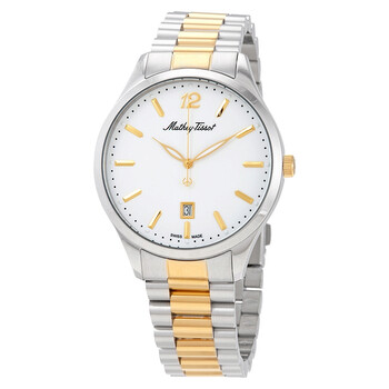 Đồng hồ Mathey-Tissot Urban Quartz (máy pin) Mặt Màu Bạc Two-tone H411MBI Nam Chính hãng Sale giá Rẻ tại XaXi World