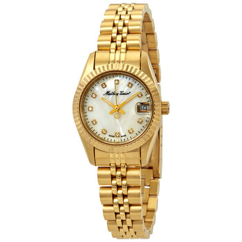 Đồng hồ Mathey-Tissot Mathey II Quartz (máy pin) Crystal Mặt Khảm Xà Cừ D710PI Nữ Chính hãng Sale giá Rẻ tại XaXi World