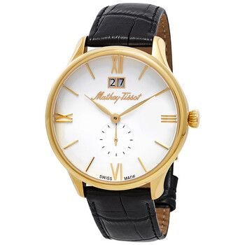 Đồng hồ Mathey-Tissot Edmond Quartz (máy pin) Mặt Trắng H1886QPI Nam Chính hãng Sale giá Rẻ tại XaXi World