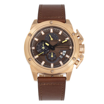 Đồng hồ Morphic M81 Series Chronograph Quartz (máy pin) Mặt Nâu MPH8104 Nam Chính hãng Sale giá Rẻ tại XaXi World