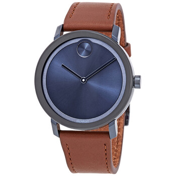 Đồng hồ Movado Bold Mặt Xanh Dây Da Nâu 3600520 Nam Chính hãng Sale giá Rẻ tại XaXi World