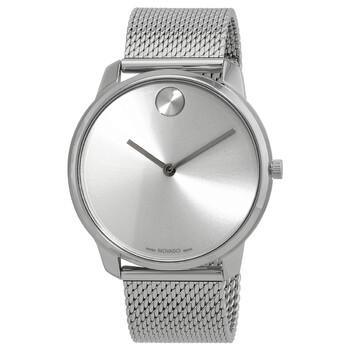 Đồng hồ Movado Bold Thin Quartz (máy pin) Mặt Màu Bạc 3600832 Nam Chính hãng Sale giá Rẻ tại XaXi World