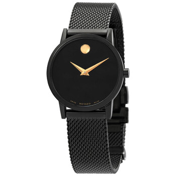 Đồng hồ Movado Museum Classic Quartz (máy pin) Mặt Số Đen 0607493 Nữ Chính hãng Sale giá Rẻ tại XaXi World