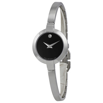 Đồng hồ Movado Bela Mặt Số Đen Vỏ Thép Không Gỉ Bangle 0606595 Nữ Chính hãng Sale giá Rẻ tại XaXi World