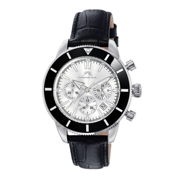 Đồng hồ Porsamo Bleu Brandon Chronograph Quartz (máy pin) Mặt Màu Bạc 1012BBRL Nam Chính hãng Sale giá Rẻ tại XaXi World