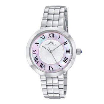 Đồng hồ Porsamo Bleu Helena Quartz (máy pin) Mặt Trắng 1072CHES Nữ Chính hãng Sale giá Rẻ tại XaXi World