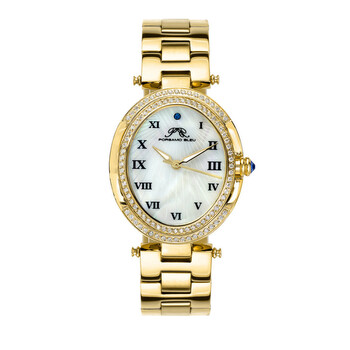 Đồng hồ Porsamo Bleu South Sea Oval Crystal Quartz (máy pin) 106BSSO Nữ Chính hãng Sale giá Rẻ tại XaXi World