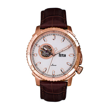 Đồng hồ Reign Bauer Automatic (máy cơ) Mặt Trắng REIRN6005 Nam Chính hãng Sale giá Rẻ tại XaXi World