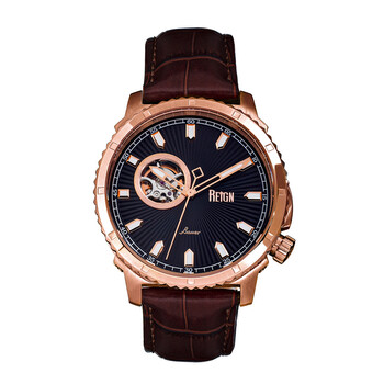 Đồng hồ Reign Bauer Automatic (máy cơ) Mặt Số Đen REIRN6006 Nam Chính hãng Sale giá Rẻ tại XaXi World