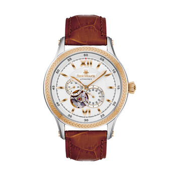 Đồng hồ Rene Mouris Corona Automatic (máy cơ) Mặt Trắng 70105RM3 Nam Chính hãng Sale giá Rẻ tại XaXi World