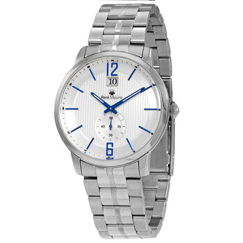 Đồng hồ Rene Mouris Executive Silver Mặt Trắng 80102RM2 Nam Chính hãng Sale giá Rẻ tại XaXi World