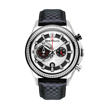 Đồng hồ Rene Mouris Trofeo Chronograph Silver Mặt Số Đen 90119RM1 Nam Chính hãng Sale giá Rẻ tại XaXi World