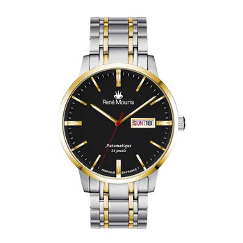 Đồng hồ Rene Mouris Noblesse Automatic (máy cơ) Mặt Số Đen 10107RM2 Nam Chính hãng Sale giá Rẻ tại XaXi World